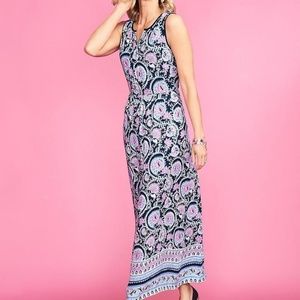 Talbots Sleeveless Maxi Floral Dress